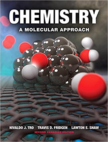 Instant Download; Test Bank for Chemistry A Molecular Approach 2nd Canadian Edition, By Nivaldo  Tro, Travis Fridgen, Lawton Shaw