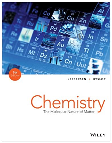 Instant Download; Test Bank for Chemistry The Molecular Nature of Matter 7e Neil Jespersen, James Brady, Alison Hyslop