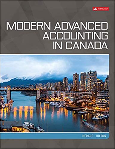 Instant Download; Test Bank for Modern Advanced Accounting in Canada 9th Edition By Murray Hilton, Darrell Herauf
