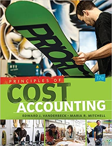 Instant Download; Test Bank for Principles of Cost Accounting 17th Edition By Edward Vanderbeck