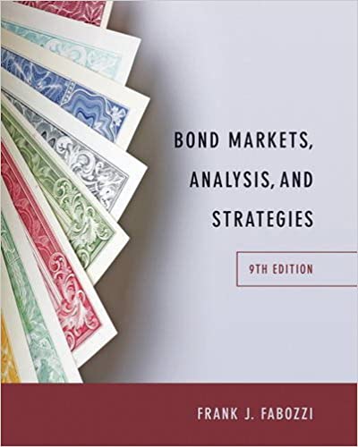 [PDF] [eBook] Bond Markets，Analysis，and Strategies, 9th Edition By FRANK J. FABOZZI