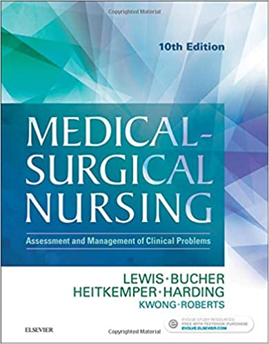 Instant Download; Test Bank for Medical-Surgical Nursing Assessment and Management of Clinical Problems, 10th Edition By Sharon Lewis, Linda Bucher, Margaret Heitkemper 