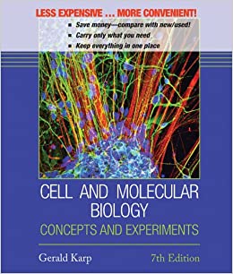 Instant Download; Test Bank for Cell and Molecular Biology Concepts and Experiments 7th Edition By Gerald Karp